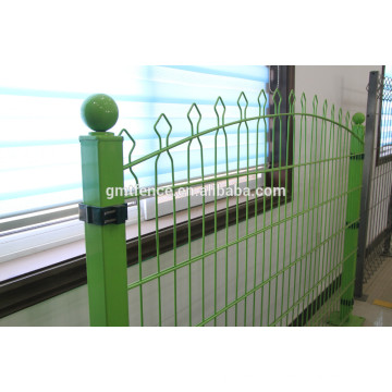 ISO9001 Factory Cheap Residential Ornamental Wrought Iron Fence modelas/solid metal fence panel